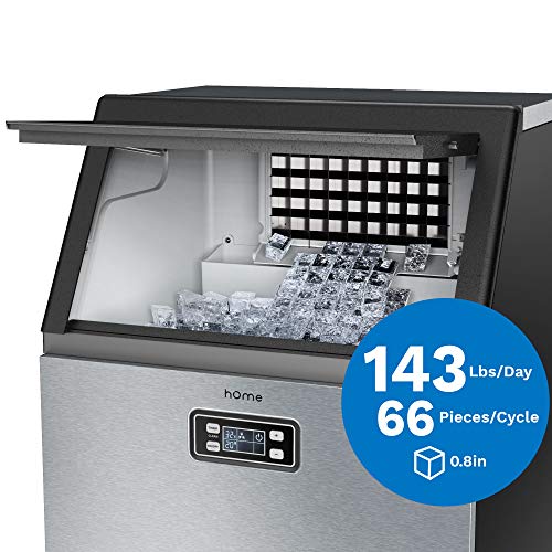 hOmeLabs Freestanding Commercial Ice Maker Machine Makes 143 Pounds