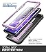 SUPCASE Kickstand Rugged Case for Galaxy S9 Plus, with Built-in Screen Protector Shockproof Cover for Samsung Galaxy S9 Plus 6.2 inch 2018 Release (Purple)