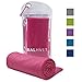 Balhvit Cooling Towel, Cool Towel for Instant Cooling Relief, Chilling Neck Wrap, Ice Cold Scarf For Men & Women, 40x12'', Microfiber Bandana - Evaporative Chilly Towel For Yoga Golf Travel Beach