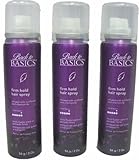 Back to Basics Firm Hold Hair Spray Infused with Sunflower, 2oz (Pack of 3)