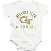 Georgia Tech Official Yellow Jackets Logo Unisex Infant Snap Suit for Baby
