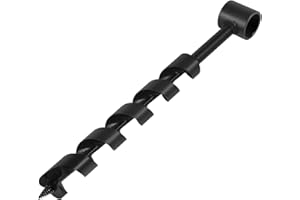 Yoursme 1” x 12” Scotch Eye Wood Auger Drill Bit - Hand Auger for Bushcraft Backpack and Camping - Addition Tool to Survival 