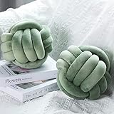 Namalu 2 Pieces Knot Ball Pillows Round Plush