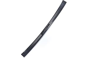 YAKANEY for Toyota RAV4 2024 2023 2022 2021 2020 2019 Rear Bumper Protector, Trunk Door Sill Protector Cover, Real 304 Stainless Steel Plate Guard for 2024 2023 RAV4-Black