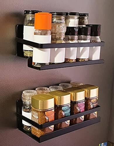 Magnetic Spice Rack Refrigerator, Magnetic Spice Rack Organizer