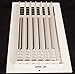 HVAC Premium 14''w X 8''h 3-Way AIR Supply Grille - Vent Cover & Diffuser - Flat Stamped Face - White [Outer Dimensions: 15.75''w X 9.75''h]