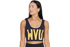 Lojobands Women's College Gameday Outfit Tank Top Tailgate Crop Top One Size Fits Most