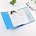 Double Strong Clips File Folder Report Cover, Punchless Binder, Office Project Folder, Commercial or School Documents File Folder, for Letter Size or A4 Size, 100 Sheet Capacity, Blue