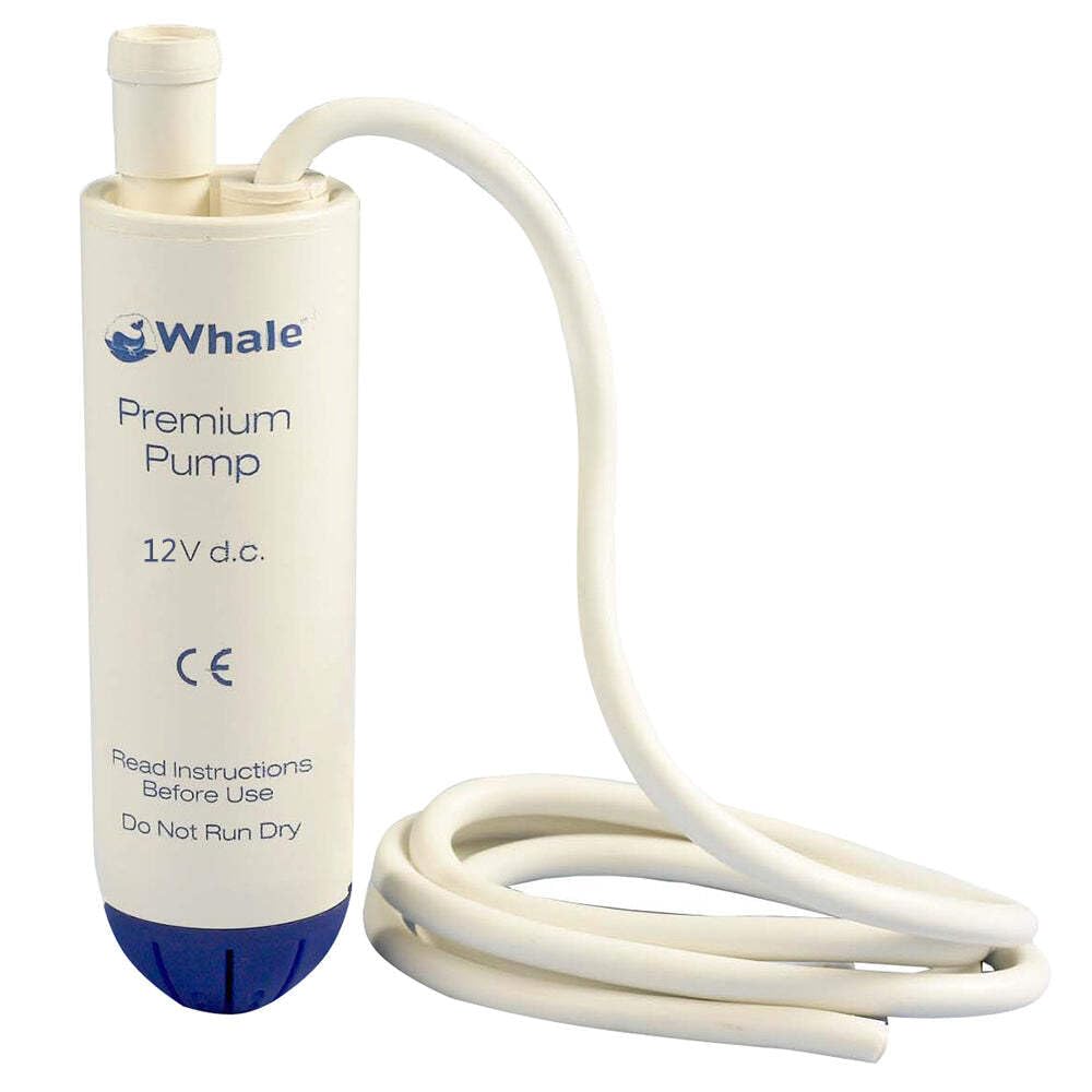 Whale Standard 12V Submersible Electric Pump - White, 13 Litres