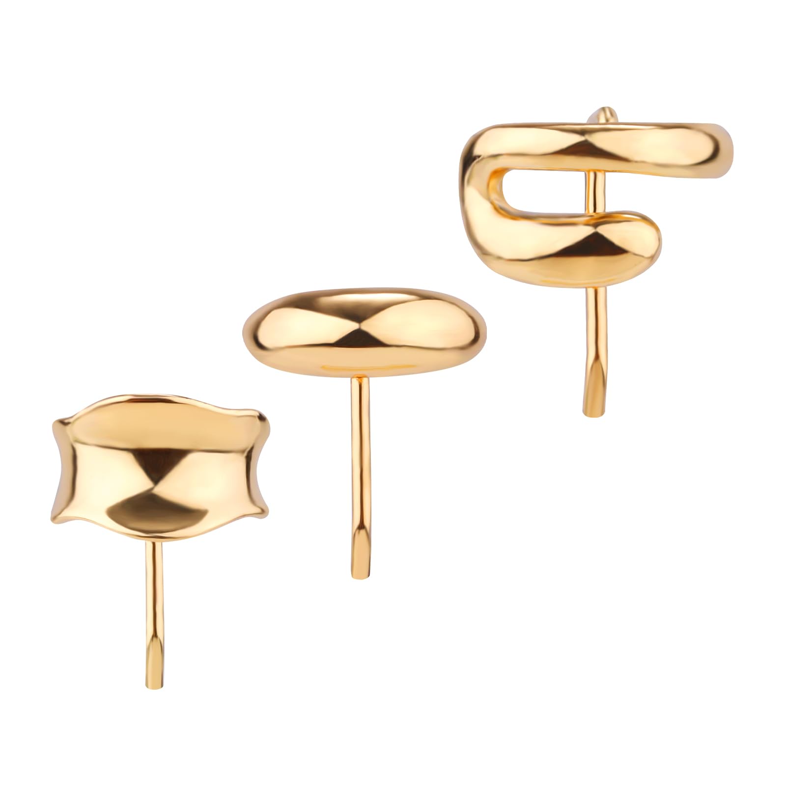 3pcs Ponytail Holder Hair Clips, Alloy Gold Hair Cuffs Fashionable Ponytail Buckle Hair Clip Decoration French Hair Clips Decorative Barrettes Ponytail Accessories Cuff for Woman & Girl