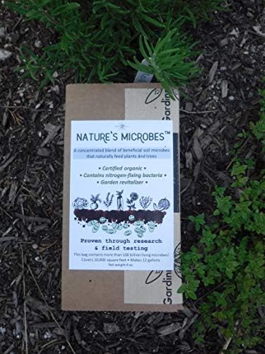 Nature's Microbes 4 oz Pack Certified Organic Beneficial Microbes for Soil and Plants
