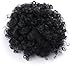 Onedor African American Afro Short Kinky Curly Wrap Drawstring Puff Ponytail Bun Extension