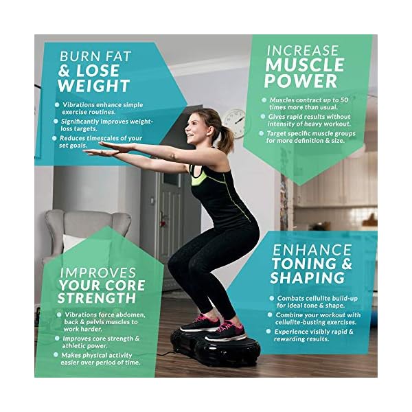 Bluefin-Fitness-Ultra-Slim-Vibration-Plate-Lose-Fat-Tone-Up-at-Home-5-Programs-180-Levels-Bluetooth-Speakers-Easy-Storage-Sleek-UK-Design Bluefin Fitness Vibration Plate Ultra Slim Plus | Vibration Plate Exercise Machine For Whole Body Workout | Compact…