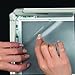 SECO Front Load Easy Open Snap Frame Poster/Picture Frame 11 x 17 Inches, Silver Metal Frame (SN1117-SV)