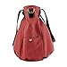 BMC Womens Canvas Double Top Handle Shoulder Tote Shopper Handbag