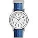 Timex Unisex TW2R10200 Weekender Blue Striped Denim Slip-Thru Strap Watch