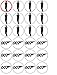 24 James Bond Cupcake Toppers by Coyote Party and print