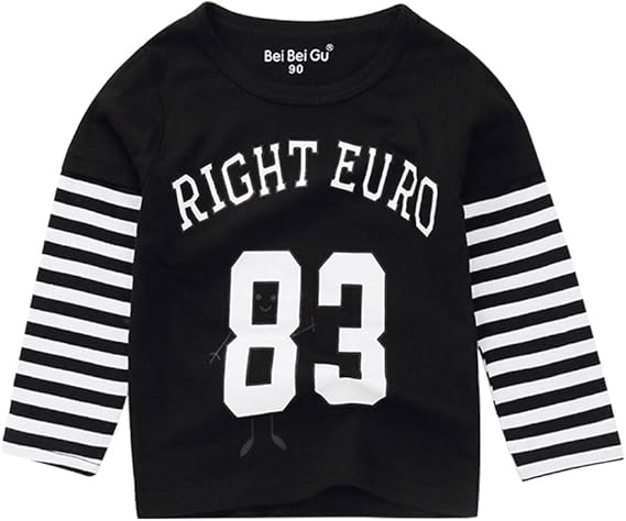 Amazon Co Jp ビメイゴー Bmeigo ベビー服 Tシャツ 長袖 綿 キッズ 長袖シャツ トップス 男の子 ブラウス 女の子 春 夏 秋 冬 スプライス 通気 吸汗 スポーツ 通園 通学 シャツ インナー 子供服 ルームウェア 服 ファッション小物