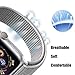 AdMaster Compatible for Apple Watch Band 42mm 44mm, Soft Nylon Sport Loop Replacement Wristband Compatible iWatch Apple Watch Series 4/3/2/1 Seashell