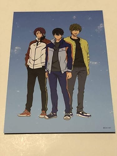 Amazon 七瀬遙 松岡凛 橘真琴 Free Df キャラクターアートカード Dive To The Future Memorial Set 大判 ポストカード イラストカード アルベルト アイドル 芸能人グッズ 通販