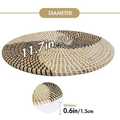 Rattan Trivets for Hot Dishes Woven Trivets Handmade Placemats for