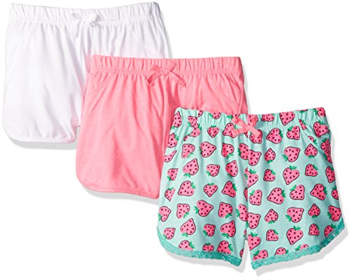 Freestyle Revolution Big Girls' 3pk Strawberry Picnic Short Sets