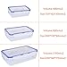 Food Storage Containers with Lids-12 Piece Set(6 Containers and 6 Lids)[60Oz,31Oz,14Oz]Airtight Leak Proof Meal Prep Containers - BPA Free Plastic Food Containers - Freezer&Microwave&Dishwasher Safe