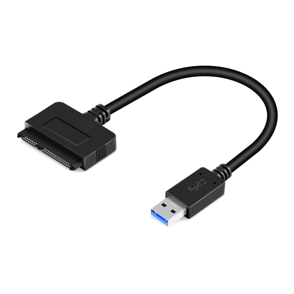 V.TOP USB 3.0 to 2.5 Inch SATA III Hard Driver Adapter - SATA to USB 3.0 Converter Cable for External SSD (Black)