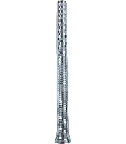 Professional Spring Tube Bender Set – 13.7" Heavy Duty Steel Bender For Copper, Aluminum & Thin-Wall Steel Pipes, 1/4" To 7/8" Sizes, 180° Bends