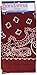 Carolina Have, A, Hank Paisley Bandannas, 22-Inch by 22-Inch, Burgundy