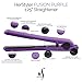 Herstyler Fusion Ceramic Flat Iron, Dual Voltage, 1.25 Inch, Purple