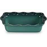Le Creuset Stoneware Heritage Fluted Loaf Pan, 9", Artichaut