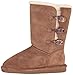 BEARPAW Girl's Lauren Youth Fashion Boot, Hickory, 2 M US Big Kid