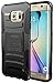 Galaxy S7 Edge Case, E LV Belt Swivel Clip / Kickstand - Dual Layer Armor Holster Defender Full Body Protective Case Cover for Samsung Galaxy S7 Edge - [BLACK]