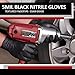 Black Nitrile Disposable Gloves Powder Free Textured Fingertips 4 Mil Thickness Latex Free Medical Examination Glove (90 per Box) (2XL)