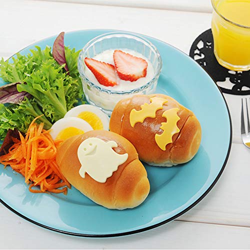MXY Halloween Ghost Cartoon Rice Mold Little Gourd Shape Rice Ball Bread Maker Creative Sushi Cake Biscuits Sandwich Cookie Tools DIY Bento Kitchen Baking Utensil