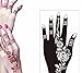 Pack of 5 RIGHT UPPER PART OF HAND AS SEEN IN VOGUE Indian Arabian Tattoo Reusable Stickers LAMINAU Stencils