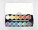 Prima Marketing Art Philosophy Metallic Accents Semi-Watercolor Paint -12 Cakes & Brush 655350592974 Metallic Accent Watercolors
