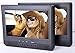 Sylvania SDVD1037 10-Inch Dual Screen DVD Player with USB Card Slot, Remote Control and Car Seat Mount