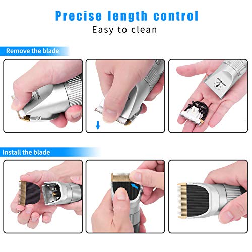 Ceenwes Hair Clippers Professional Cordless Quiet Hair Trimmers