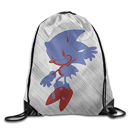 Funny Sonic The Hedgehog Video Game Sport Backpack Drawstring Print Bag