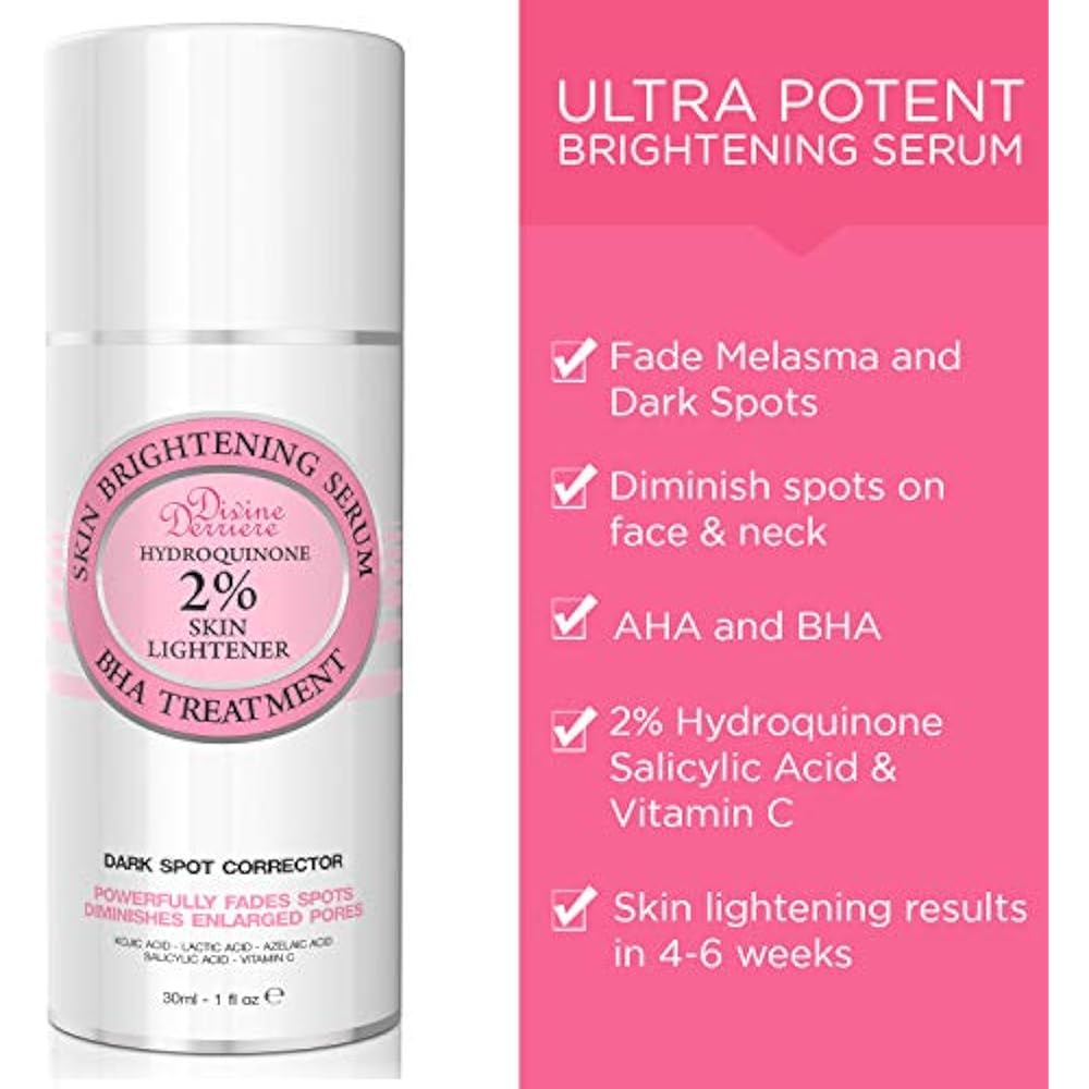 2 Hydroquinone Dark Spot Corrector Remover For Face & Melasma