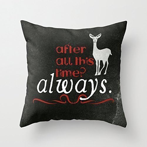 AMountletstore Harry Potter Severus Snape After all this time - Always Cotton Linen Decorative Throw Pillow Case 18X18inch