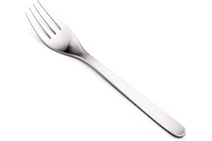 Sori Yanagi Simple Form Cutlery for Easy Use, Tsubamesanjo Stainless Steel Pasta Fork, Sleek Design for Smooth Texture, Dishw