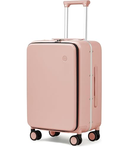 Amazon.com | XCLLAM Suitcase Women's New Wide Trolley Suitcase 20