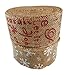 Christmas Holiday Burlap Ribbon with Wired Edge - Decorate Wreaths, Gift Wrap, Christmas Tree, Bows, DIY Craft Projects - 2 Rolls, Each 2.5 Wide x 10 Yards Long