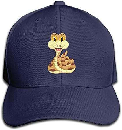 Custom Cute Unisex Funny Snake Trucker Hats Navy