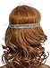 Vijiv Silver Beaded Flapper Headband Inspired Great Gatsby 1920s Headpiece Accessories Feather Vintage