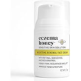 ECZEMA HONEY Concentrated Nighttime Renewal Face Cream - Anti Aging Skin Care Products - Unscented Face Moisturizer for Eczema, Dry & Sensitive Skin (1.7 Oz)