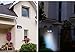 VOLADOR 2 Packs 50 LED Solar Lights, Outdoor Wireless Security Lights, Motion Activated Solar Light, Wall Mount Solar Light for Garden Patio Deck Yard Path Driveway(Black)